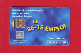 222 - Telecarte Publique 36 15 Emploi (F804C) - 1998