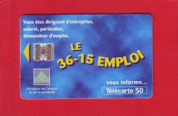 225 - Telecarte Publique 36 15 Emploi (F804B) - 1998