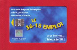 228 - Telecarte Publique 36 15 Emploi (F804B) - 1998