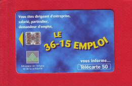 229 - Telecarte Publique 36 15 Emploi (F804B) - 1998