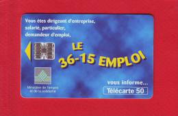 230 - Telecarte Publique 36 15 Emploi (F804B) - 1998