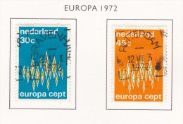 NETHERLANDS 1972 - Mi.nr. 987-8 * - Usati