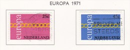 NETHERLANDS 1971 - Mi.nr. 963-4 * - Gebruikt