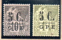 GUADELOUPE : TP N° 10/11 * - Unused Stamps