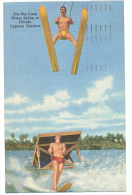 The Big Jump At Cypress Gardens Florida 1954 WATER SKIING - Ski Náutico