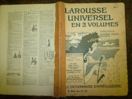 10 Fascicules Du Larousse Illustré Continuant E Et Commençant Sur F...: Europe,Etats-Unis,Eclaira Ge,Escrime,  Etc - Dictionnaires