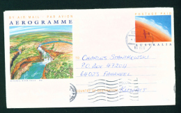 AUSTRALIA - 1994 Aerogramme Mailed To Kuwait As Scan - Aérogrammes