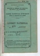 Livret National Délivré à Chambéry Le 19/02/1898 - CAISSE NATIONALE D´EPARGNE St-Etienne-de-Cuines - Banca & Assicurazione