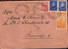 Romania-Env Circulated 1948 With  IOVR Revenue Stamp (disabled, Orphans, And Widows Of War - World War 2 Letters