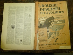 10 Fascicules Du Larousse Illustré Continuant P Et Continuant Sur P..: PÊCHES,PERSE, PLANTES,PORCELAINE..etc.. ......... - Dictionnaires