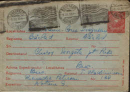 Romania-Postal Stationery Cover 1953-Coat Republic - Briefe U. Dokumente