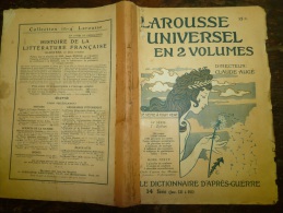 10 Fascicules Du Larousse Illustré Débutant  T Et Finissant Sur Z..:TAILLE Vigne,TELEGRAPHE, TELEPHONE,TIR,TISSAGE..et C - Dictionnaires