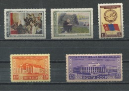 Russia/USSR 1950 Mi 1544-5,1552-4 Sc 1537-8,1545-7 MNH/MH - Unused Stamps