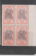 COB 293 ** Neuf Sans Charnière MNH Bloc De 4 - Unused Stamps