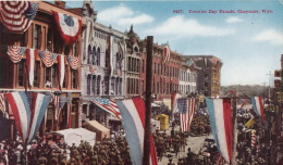 ( CPA ÉTATS UNIS )  CHEYENNE  /  WYOMING  /  Frontier Day Parade  - - Cheyenne