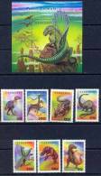 TANZANIE Animaux Prehistoriques, Prehistoire. Yvert N° 1509/12+BF 230  **  MNH - Prehistorisch