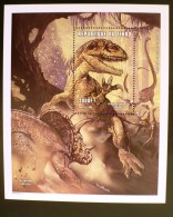 TCHAD Animaux Prehistoriques, Prehistoire. Bloc Feuillet A ( Emis En 1998) **  MNH - Prehistorisch