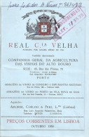 Porto - Real Companhia Velha. Vinhos. Comercial Publicidade. Portugal (4 Scans) - Portogallo