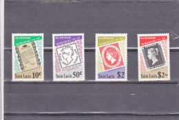 Santa Lucia Nº 469 Al 472 Dentado 12 - St.Lucia (1979-...)