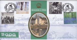 Benham FDC 2000 Millennium, Stone & Soil, Cycling, Cycle, Horse Leg, Sport, Game, FIFE Kingdom,  Great Britain - 1991-2000 Dezimalausgaben