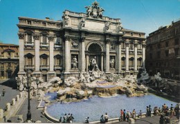 ZS45869 Fontana Di Trevi Roma  2 Scans - Fontana Di Trevi