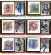 Canada Set Of 6 NHL All-Star Stamp Cards - Thematic Collection #124 - Canadese Postmerchandise