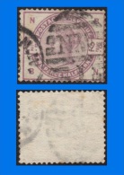 GB 1884-0014, SG190 QV 2 1/2d Lilac B-N, Used - Oblitérés