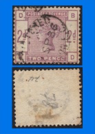 GB 1884-0003, SG189 2d Lilac B-D, FU - Gebruikt