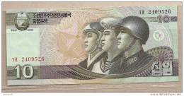 Corea Del Nord - Banconota Non Circolta Da 10 Won - 2002 - Korea, North