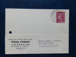 36/027  CP  LUX  1953 - Covers & Documents