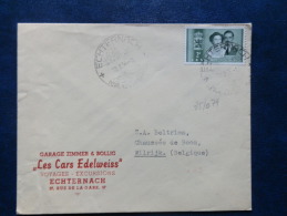 36/079  LETTRE  1954 - Storia Postale