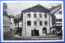 St.Wolfgang,Lebzelter Wallner Haus,1952,Konditorei,Kaffee Und Lebzelterei Wallner,Strassenansicht, - St. Wolfgang