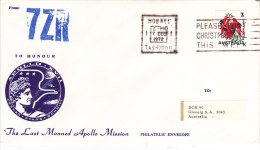 Apollo 17 To Honour 7 ZR HOBART AUSTRALIE 7 Decembre 1972 - Oceanía