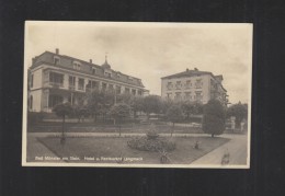 AK Bad Münster Am Stein Hotel Und Restaurant Langmack - Bad Muenster A. Stein - Ebernburg