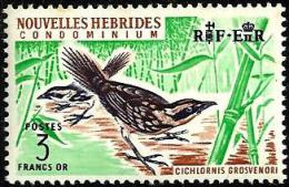 FRANCAISE NEW HEBRIDES BIRD BIRDS PART SET OF 1 STAMP 3 FRANCS MINTNH 1963 SGF122 READ DESCRIPTION !! - Nuovi