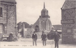 ¤¤  -   45   -  PERROS-GUIREC   -  L'Eglise    -  Café De La Place  -  Maison " Keraudren " - ¤¤ - Perros-Guirec