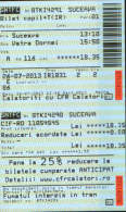 Romania-Railway Transport Ticket-2/scans - Europe