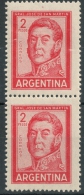 Argentina 1959.   2 Pesos - Scott 692a - Unused Stamps