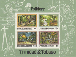 Trinidad & Tobago-1982 Folklore Souvenir Sheet MNH - Trinidad En Tobago (1962-...)