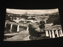 ROMA 1959 PONTE SUL TEVERE E TEMPIO DI VESTA BN VG - Bridges