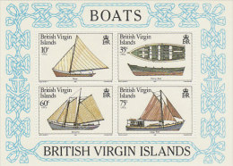 Virgin Islands-1984 Boats Souvenir Sheet MNH - Britse Maagdeneilanden