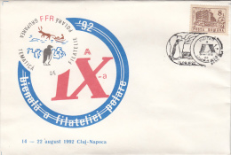 EXPLORERS, PENGUINS, RENDEERS, SPECIAL COVER, 1992, ROMANIA - Explorers