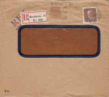 Sweden RFK Registered Recommandée Einschreiben STOCKHOLM 1933 Cover Brief To NEW YORK United States (2 Scans) - Briefe U. Dokumente