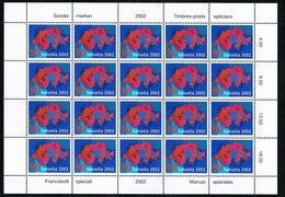 ** PLANCHE 2002 COLLECTION TIMBRES NEUFS AVEC GOMME C/.S.B.K. Nr:1059. Y&TELLIER Nr:1740. MICHEL Nr:1801. ** - Neufs