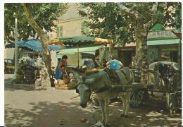 Corse :  BASTIA  : Le  Marché  (  Ane)  1984 - Bastia
