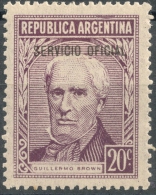 Argentina 1957  Official   20 Centavos  - Scott O108 MH - Dienstmarken