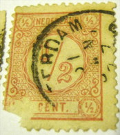 Netherlands 1876 Numeral 0.5c - Used - Gebraucht