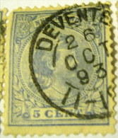 Netherlands 1876 Princess Wilhelmina 5c - Used - Used Stamps