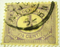 Netherlands 1898 Numeral 0.5c - Used - Oblitérés