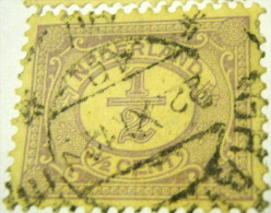 Netherlands 1898 Numeral 0.5c - Used - Oblitérés